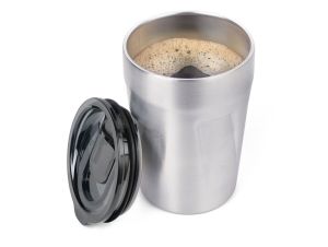 Cup-uccino Edelstahl Thermo-Becher - Ideal für Heißgetränke